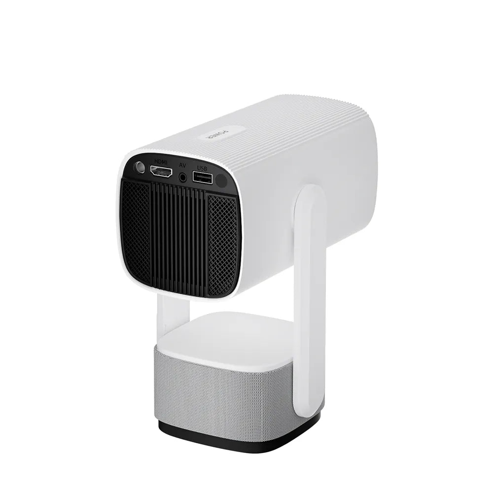Ayisa 720P HD Portable Projector, Android Smart Projector A2PTZ with Upgraded WiFi 5/6 and Stand, Compatible with TV Stick, Smartphone, HDMI, USB, For Indoor & Outdoor Use