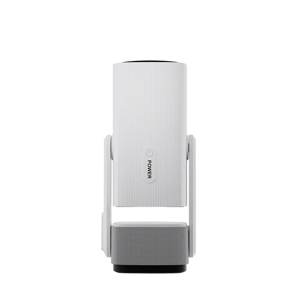 Ayisa 720P HD Portable Projector, Android Smart Projector A2PTZ with Upgraded WiFi 5/6 and Stand, Compatible with TV Stick, Smartphone, HDMI, USB, For Indoor & Outdoor Use