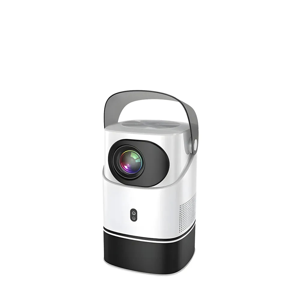 Ayisa Android Smart Projector ATS2, 1080P Full HD Portable Projector with Upgraded WiFi 5/6 and Gimbal, Compatible with TV Stick, Smartphone, HDMI, USB, Ideal for Indoor & Outdoor Use